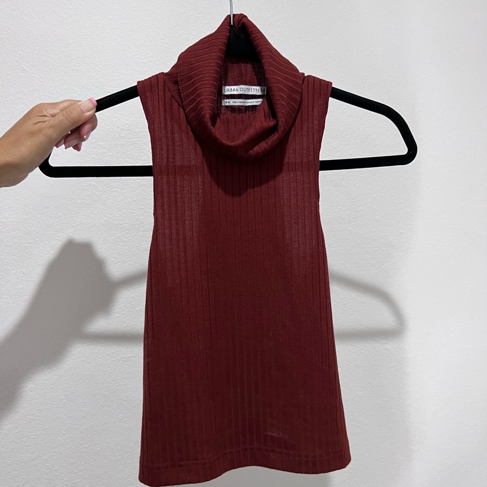 Urban Outfitters sleeveless turtleneck.